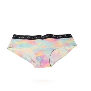 PINK VICTORIAS SECRET LOVE PINK  BOY SHORTS PANTIES SZ XL TYE DYE UNDERWEAR